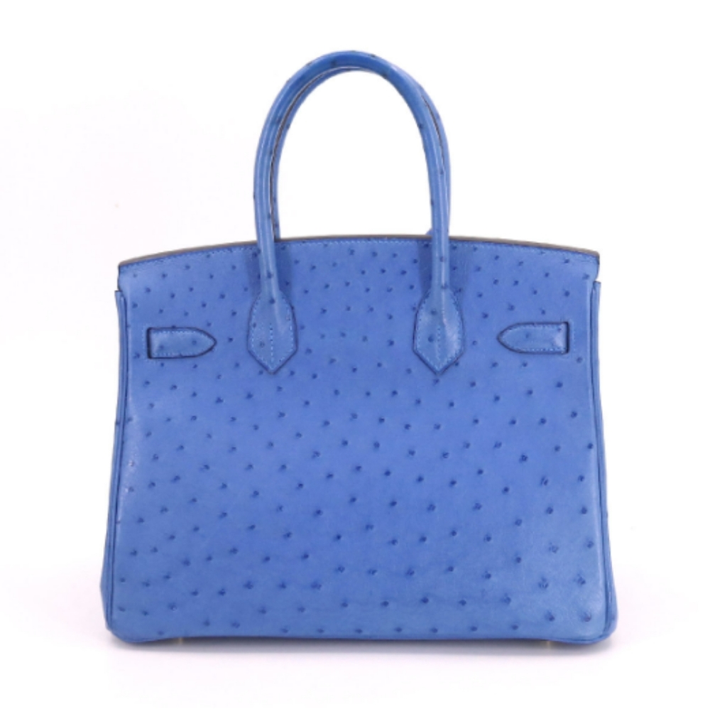 Hermes Birkin Ostrich Mykonos 30cm - New - Picture 4 of 7